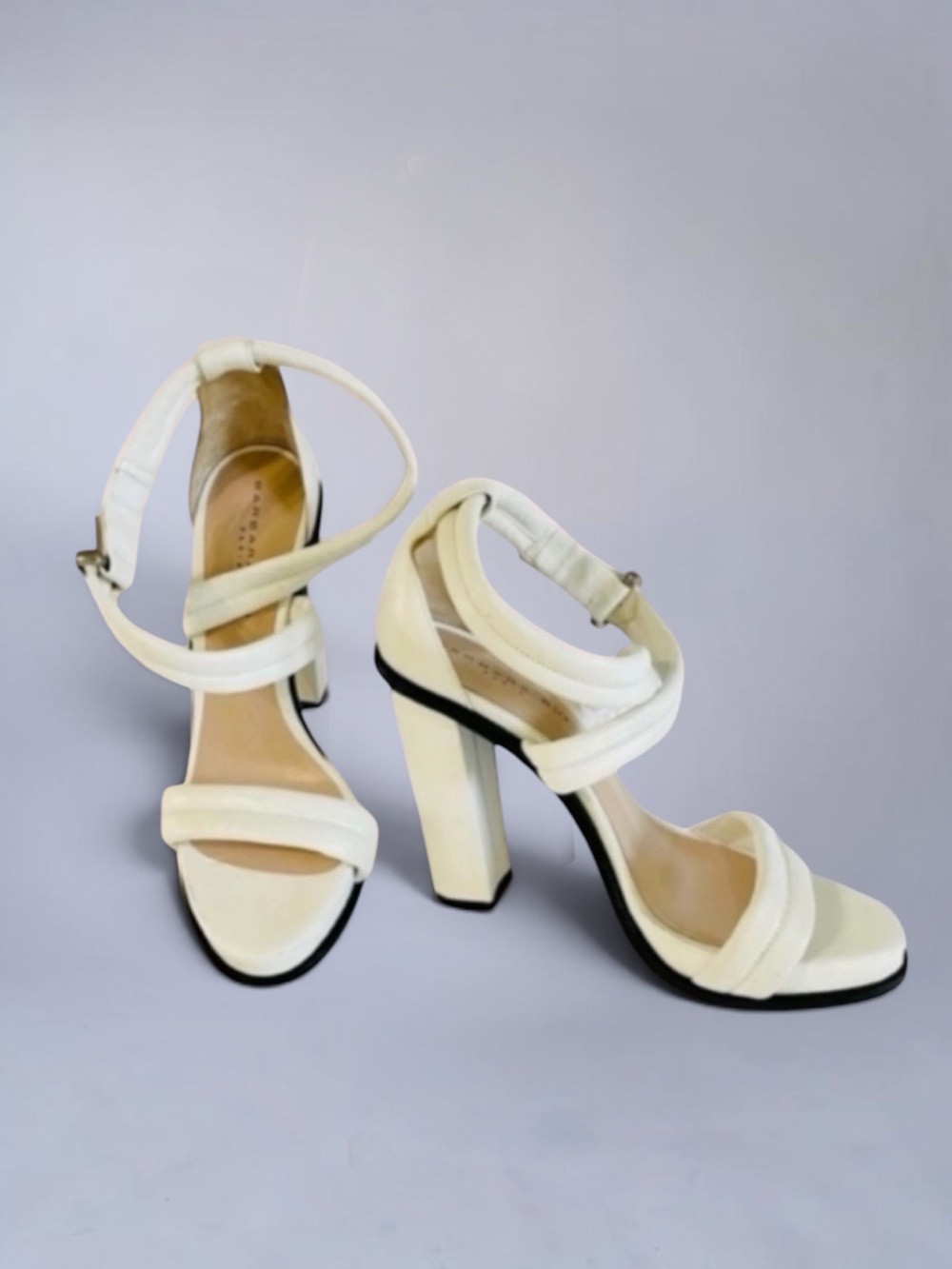 BARBARA BUI PARIS White Sandals Size 37